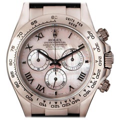 Rolex Daytona Gents White Gold Pink Mother-of-Pearl Dial 116519 Automatic Watch