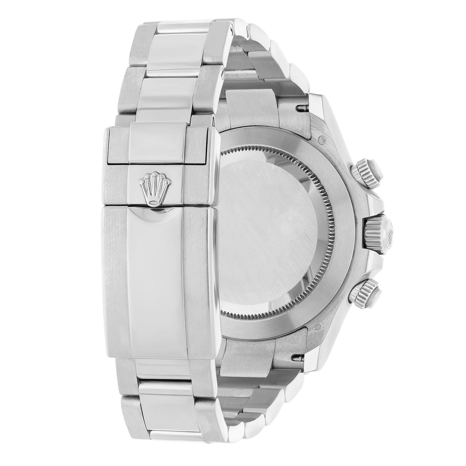 Rolex Daytona Glacier Ice Blue Dial 40mm Platinum Watch 116506 Complete Mint For Sale 3