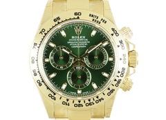 Rolex Daytona Green Dial John Mayer Yellow Gold Unworn 116508
