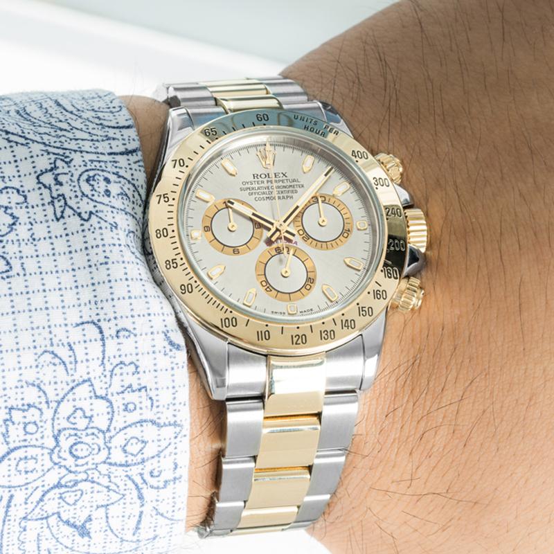 Rolex Daytona Grey Dial Steel and Gold 116523 4