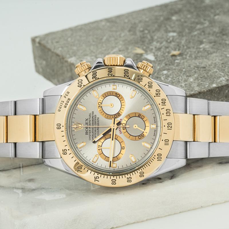 Rolex Daytona Grey Dial Steel and Gold 116523 4