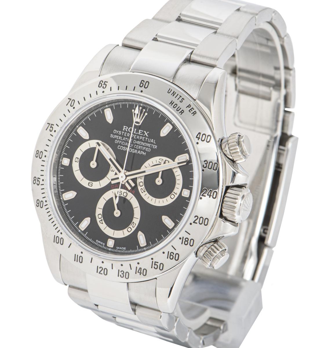 Rolex Daytona NOS APH Black Dial 116520 In New Condition For Sale In London, GB