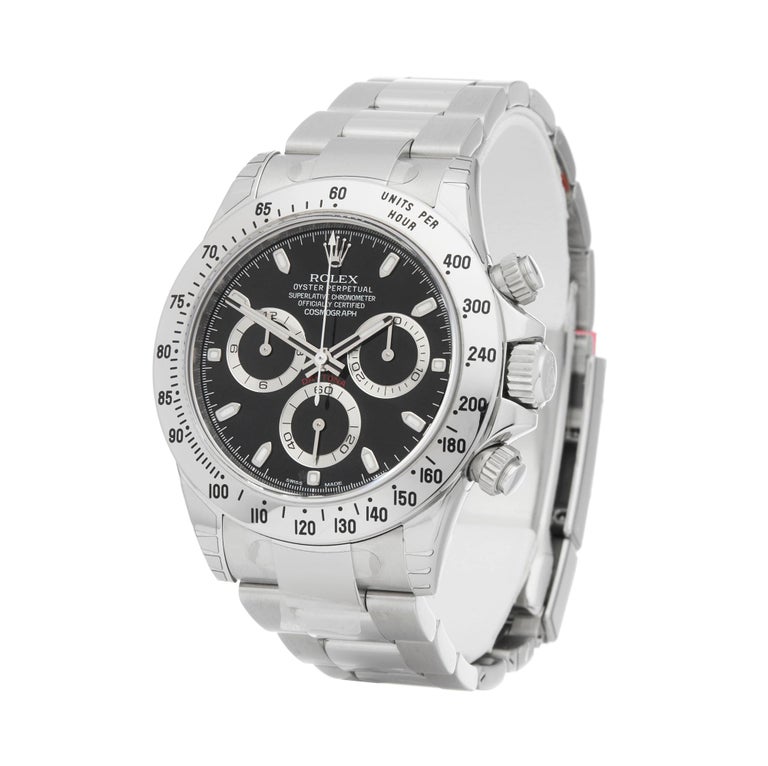 Rolex Daytona NOS APH Chronograph Stainless Steel 116520 at 1stDibs ...
