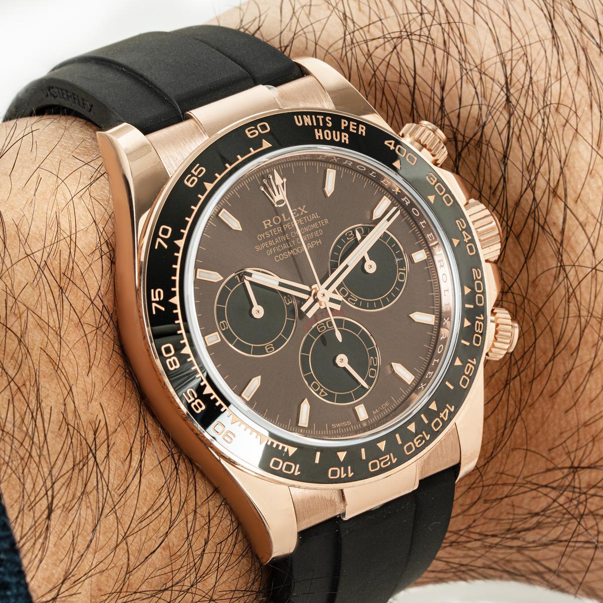 Rolex Daytona Oysterflex Oro Rosa 126515LN en venta 4