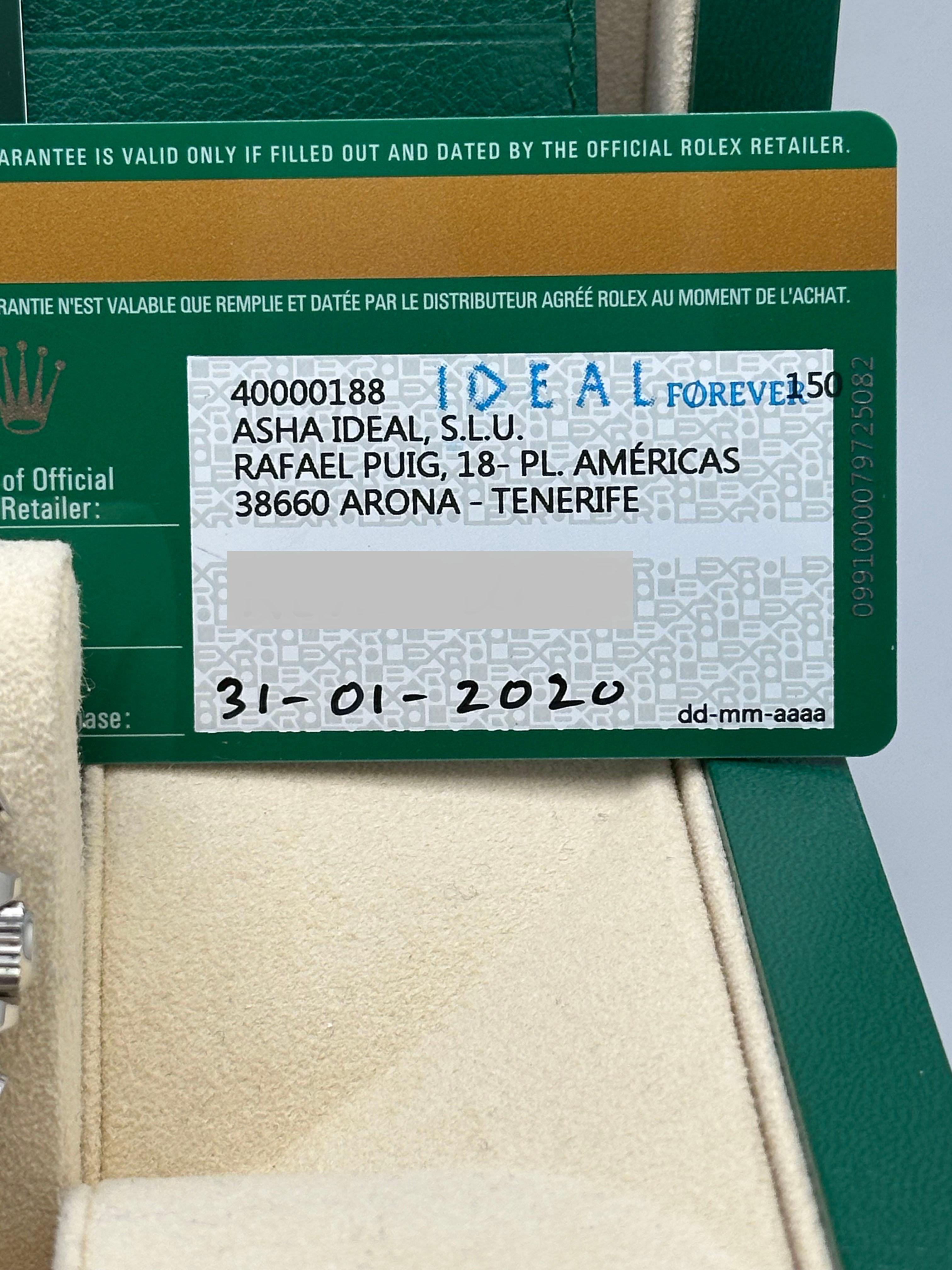 Rolex Daytona PANDA 116500LN Esfera blanca Bisel de cerámica negra Caja de acero Papel 40mm 3