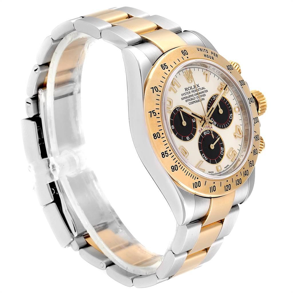 Rolex Daytona Panda Dial Steel Yellow 