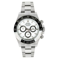 Rolex Daytona « Panda » à cadran blanc, acier inoxydable, référence 116500LN