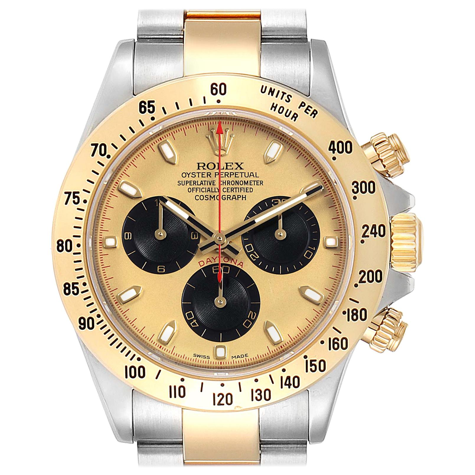 Rolex Daytona Paul Newman Dial Steel Yellow Gold Men's Watch 116523 For Sale