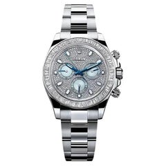 Rolex Daytona Platin Diamant Pave Zifferblatt Herrenuhr 116576TBR