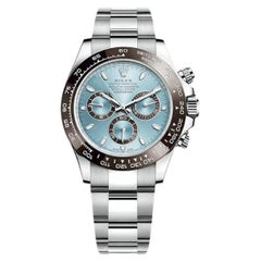 Rolex Montre Daytona avec cadran bleu glace en platine 116506, 2021