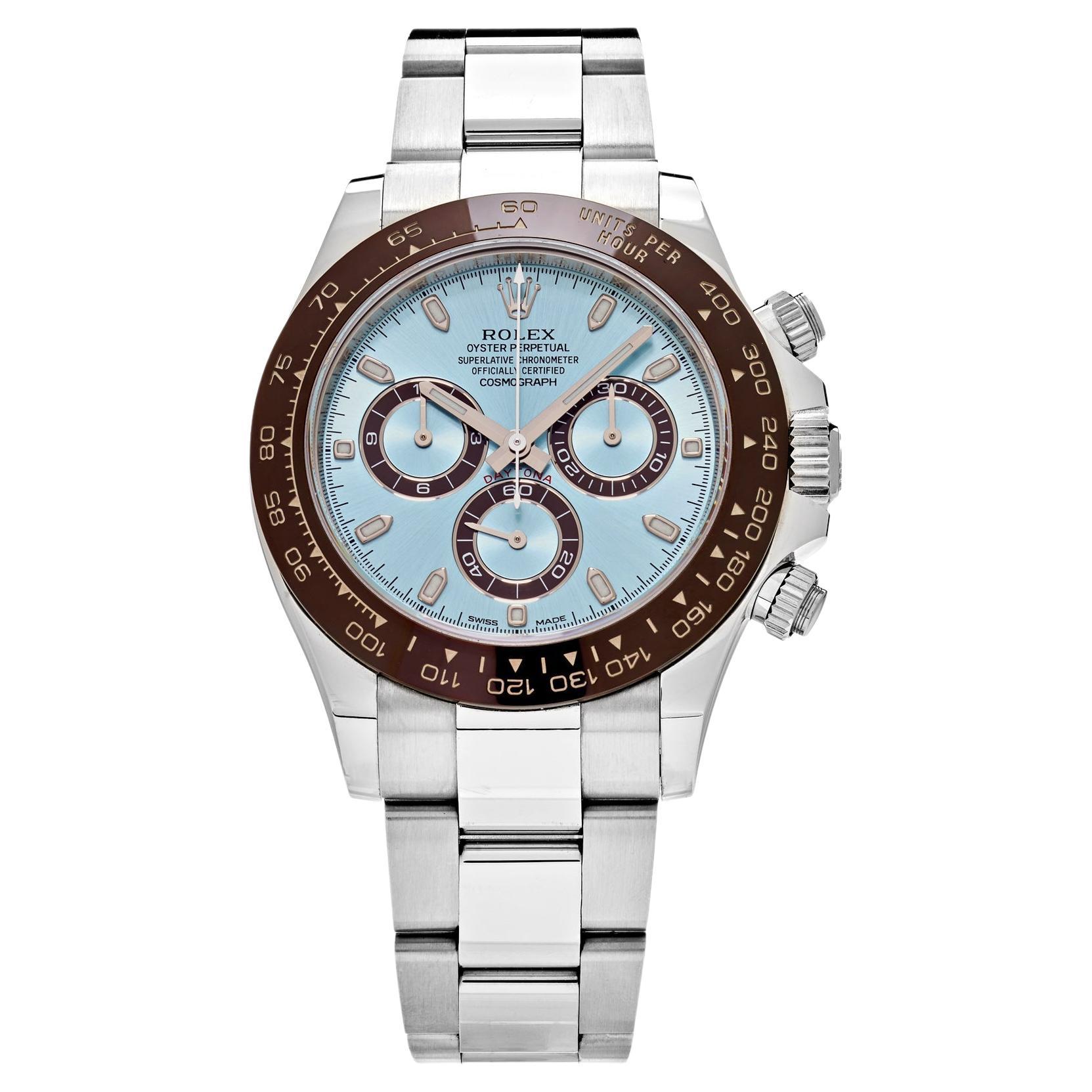 Rolex Daytona Platinum Ice Blue Dial 116506 (2023) For Sale at 1stDibs ...