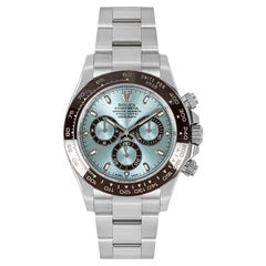 Rolex Daytona Platin Eisblaues Zifferblatt 116506 aus Platin