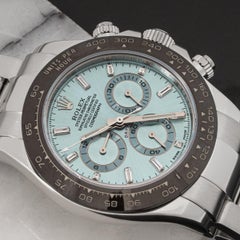 Rolex Daytona Platinum Ice Blue Diamond Dial 116506