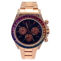 Rolex Daytona Rainbow 18K Everest Gold Watch
