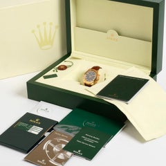 Rolex Daytona 116518 Wristwatch. 18K YG Racing Blue Arabic Dial, Full Set. 2022.