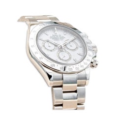 Rolex Daytona Ref-116520 Iconic White Dial Stainless Steel Cosmograph Wristwatch