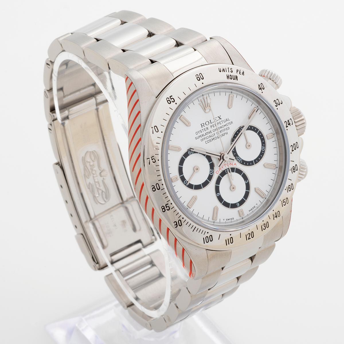 Rolex Daytona Ref 16520, Zenith Movement and White Dial with 'Inverted Six' 1