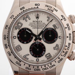 Rolex Daytona référence 11651, or blanc 18ct, cadran panda, full set, 2002