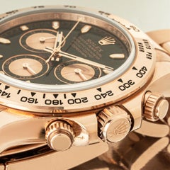 Rolex Daytona Rose Gold Black Dial Unworn 116505