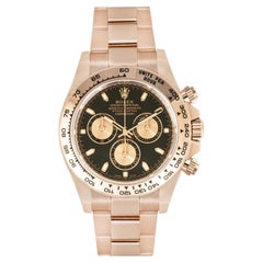 Rolex Daytona Rose Gold Black Dial Unworn 116505