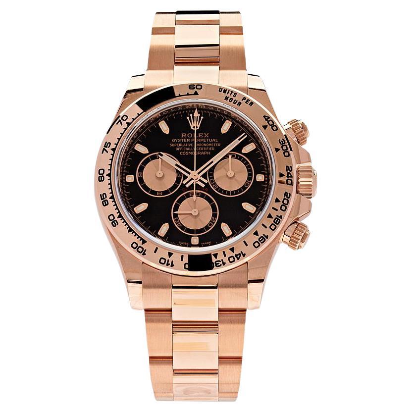 Rolex Daytona Rose Gold Black & Pink Dial 116505, 2020