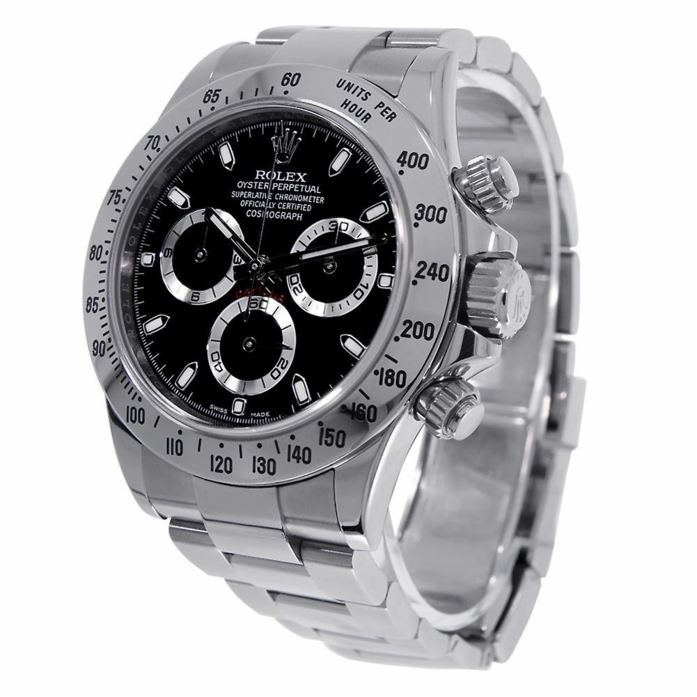 rolex daytona black dial