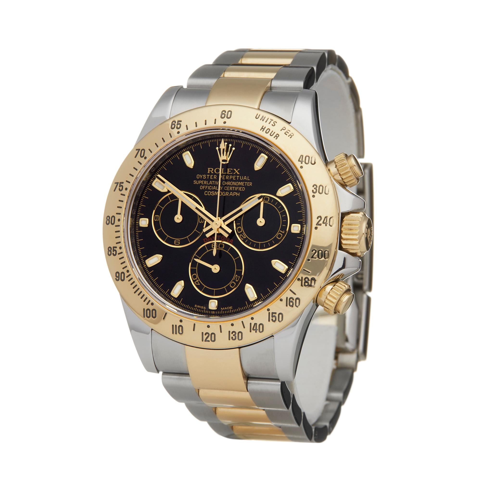 Reference: W5927
Manufacturer: Rolex
Model: Daytona
Model Reference: 116523
Age: 22nd April 2015
Gender: Men's
Box and Papers: Box, Manual and Guarantee
Dial: Black Baton
Glass: Sapphire Crystal
Movement: Automatic
Water Resistance: To Manufacturers