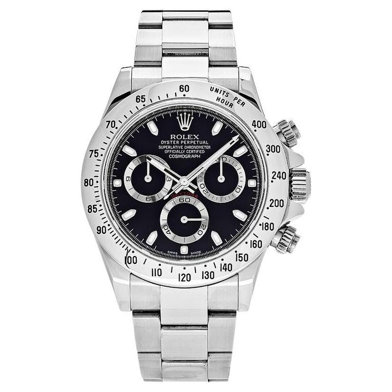 Rolex Stainless Steel APH Dial 116520 For at 1stDibs | daytona rolex stainless steel, rolex 2012 pre-owned comosgraph daytona aph horloge, 116520 aph