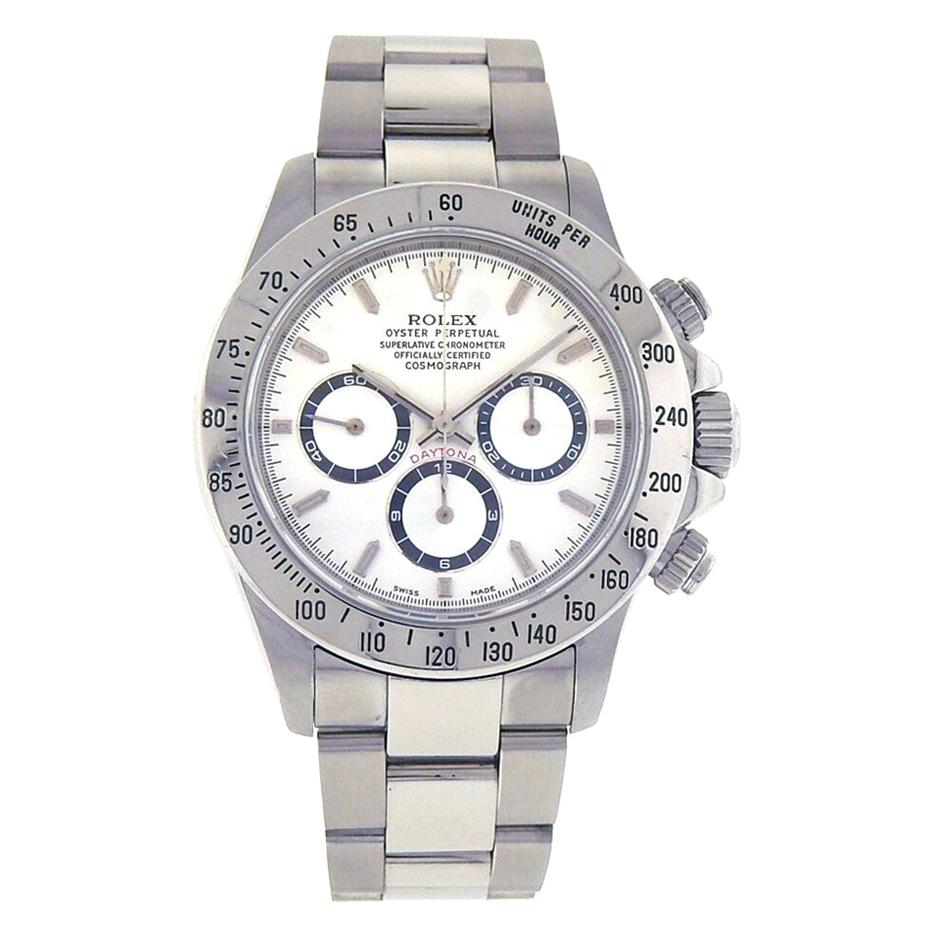 Rolex Daytona Stainless Steel White Dial Automatic Chronograph Men
s Watch 16520 For Sale