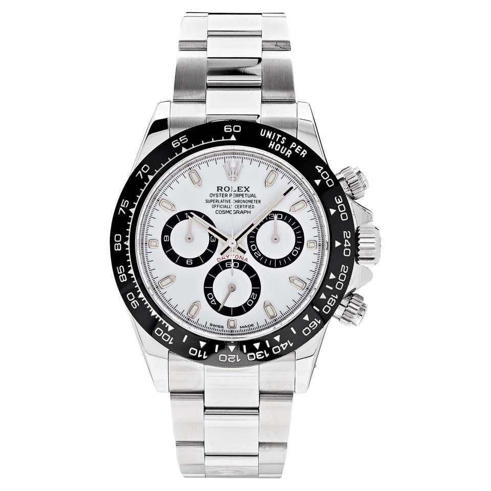 Rolex Daytona White Gold Steel and Black Dial 116519LN, '2022' For Sale ...