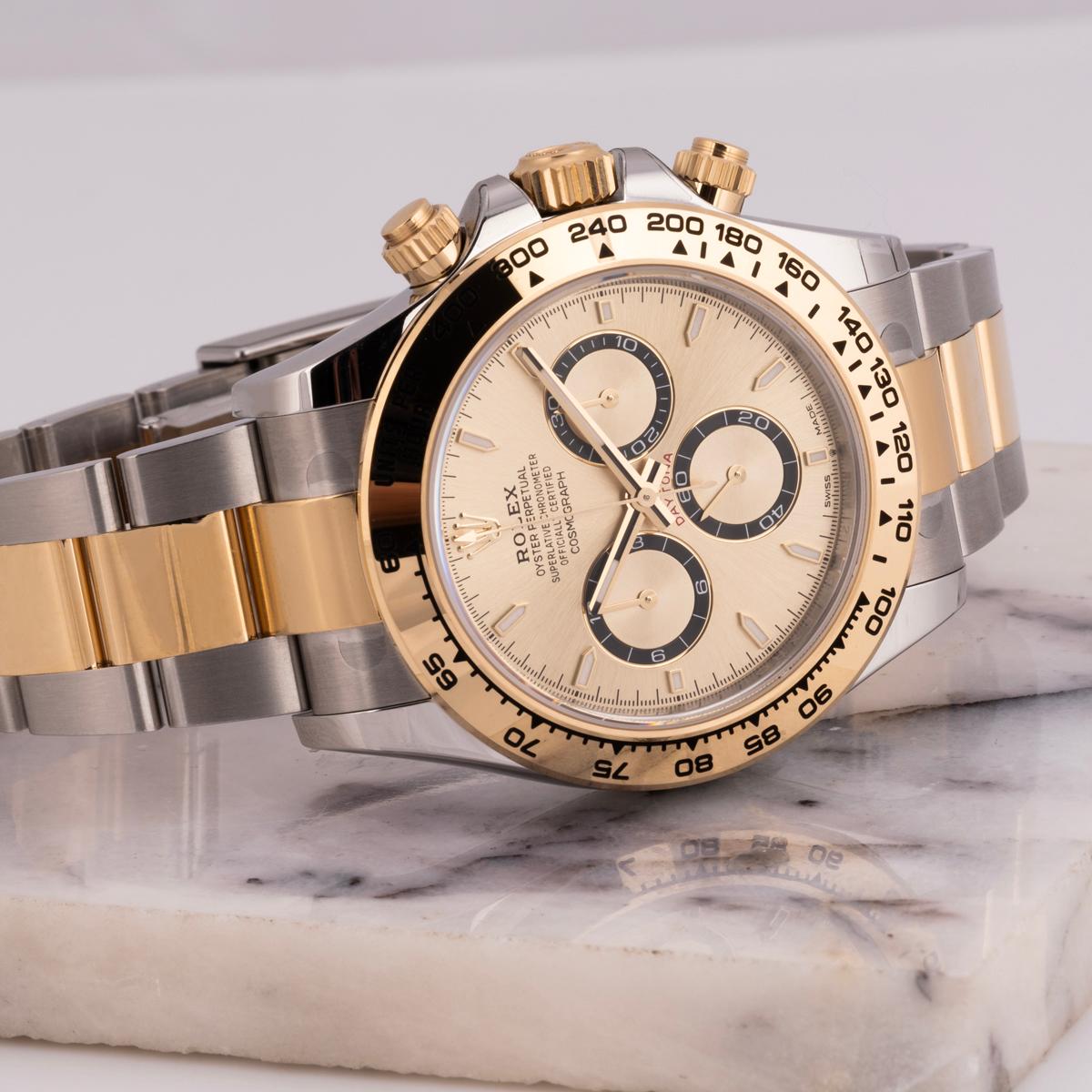 Rolex Daytona Stainless Steel Yellow & Gold 126503 4