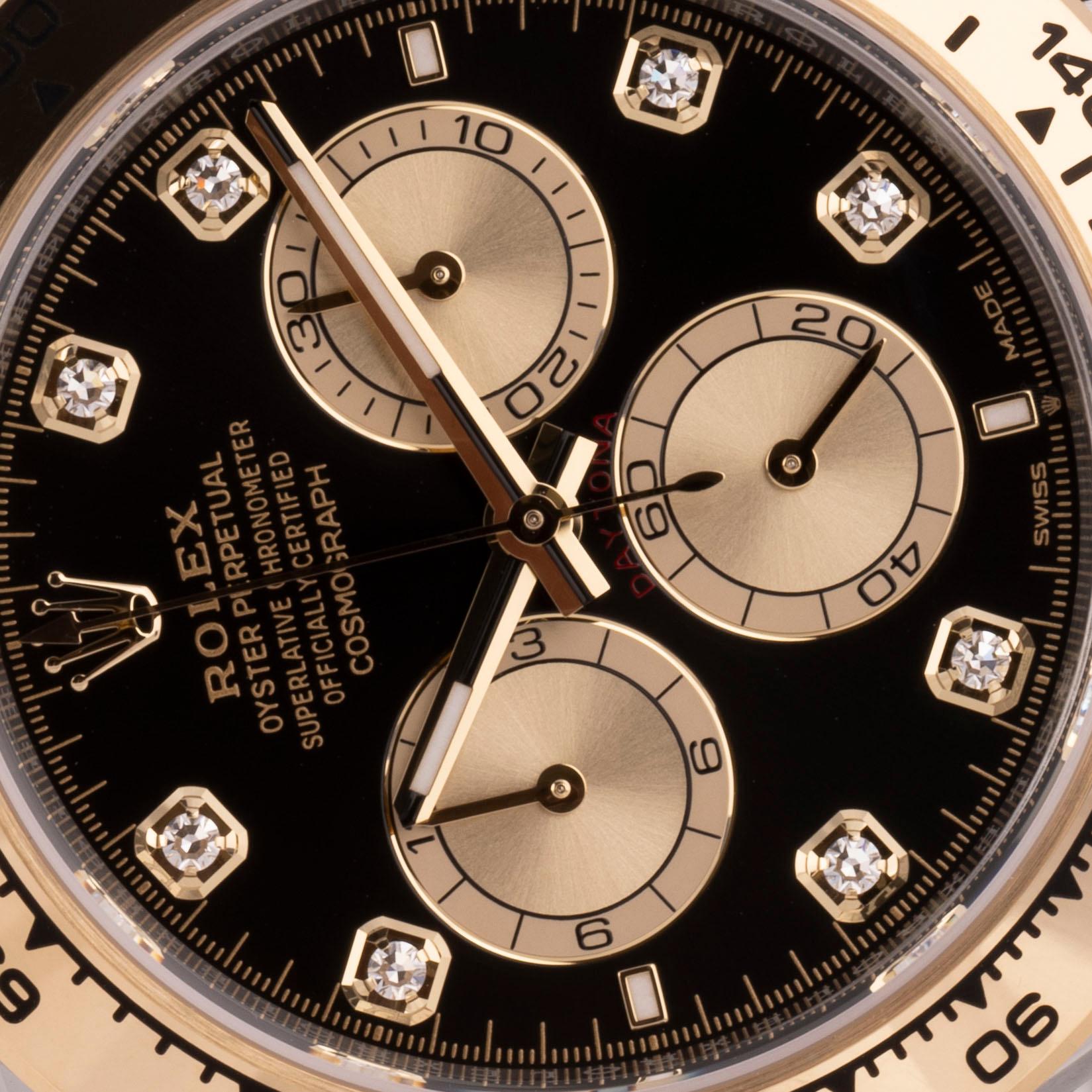 Rolex Daytona Stainless Steel Yellow & Gold Diamond Dial 126503 3