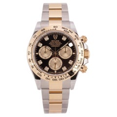 Rolex Daytona Stainless Steel Yellow & Gold Diamond Dial 126503