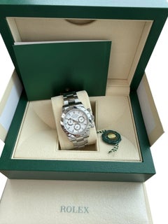 Rolex Daytona Steel 40mm White Dial Steel Oyster Bracelet Men's Watch 116520
