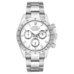 Rolex Daytona Steel 40mm White Dial Steel Oyster Bracelet Men's Watch 116520