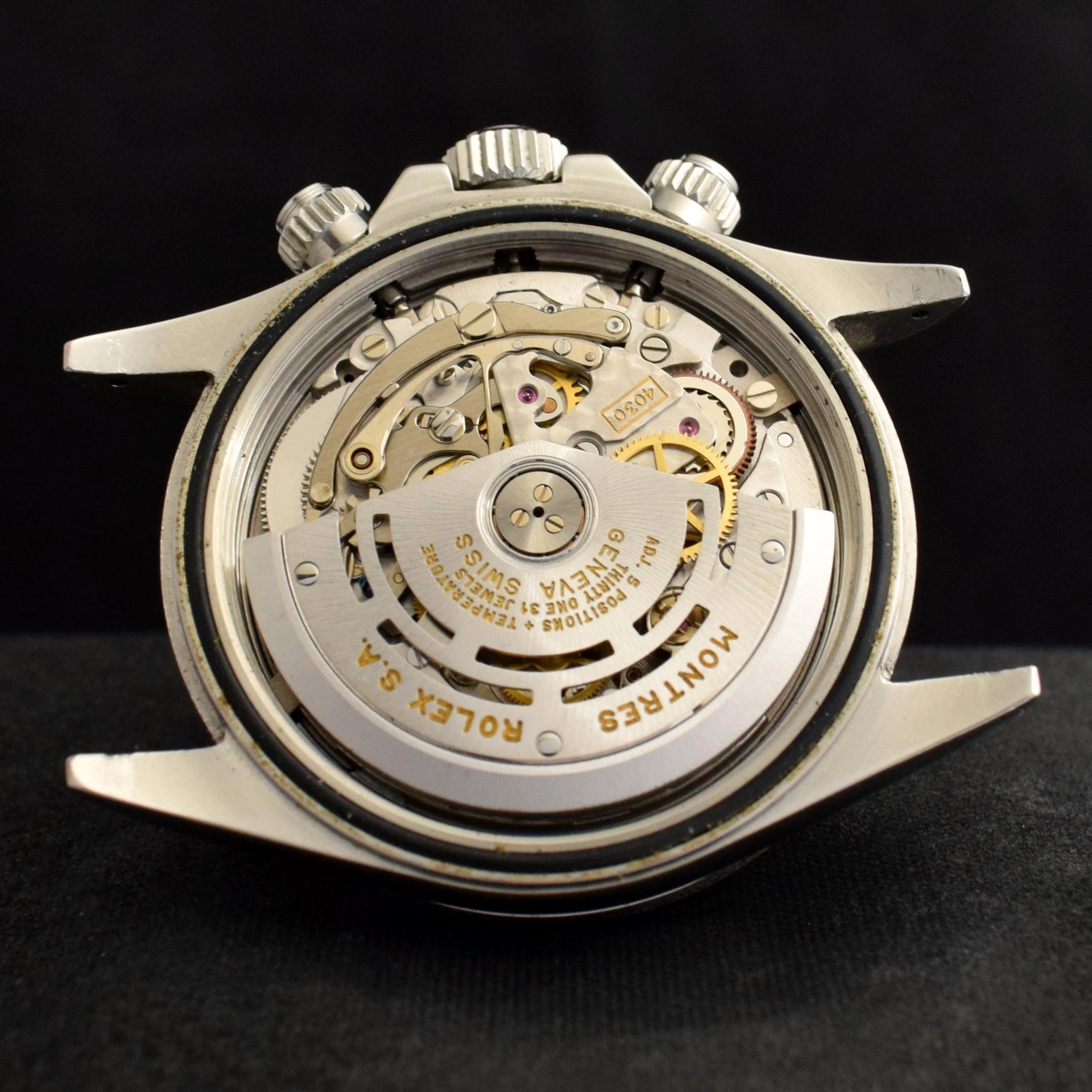Rolex Daytona Steel Black Dial 16520 Cosmograph Chrono, Inverted 6 Watch 1990 3