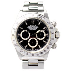Rolex Daytona Steel Black Dial 16520 Cosmograph Chronograph Watch Box Set, 1997