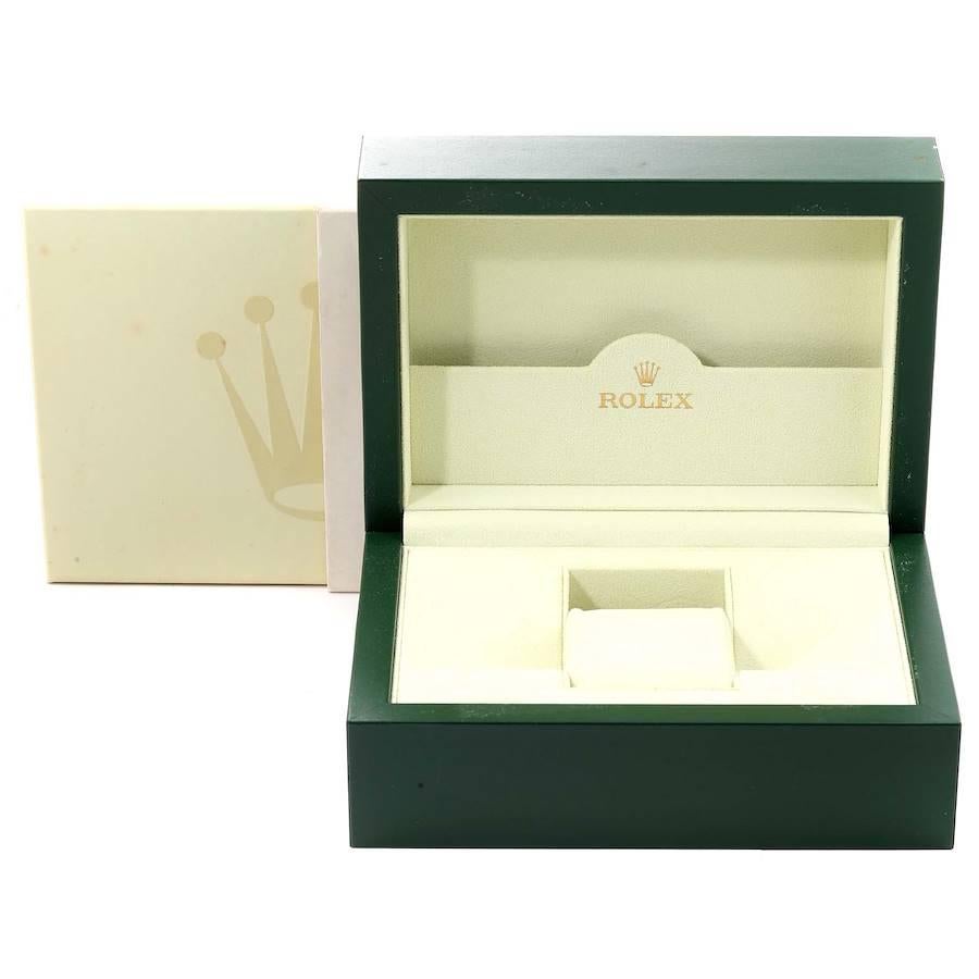 Rolex Daytona Stahl Weißes Zifferblatt Chronograph Herrenuhr 116520 im Angebot 8