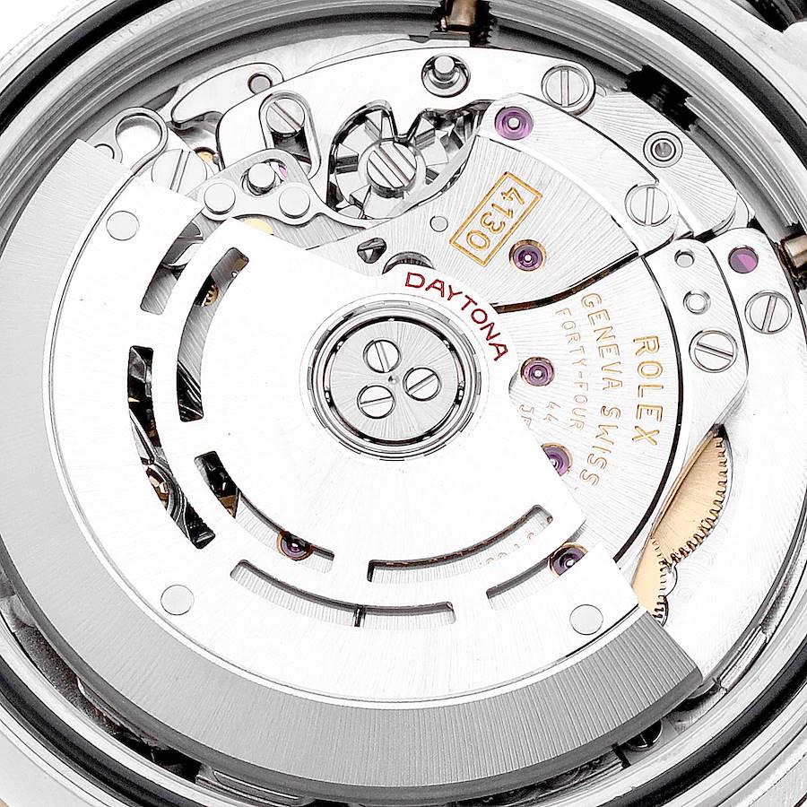 Rolex Daytona Stahl-Herrenuhr mit schwarzem Zifferblatt 116523 im Angebot 5