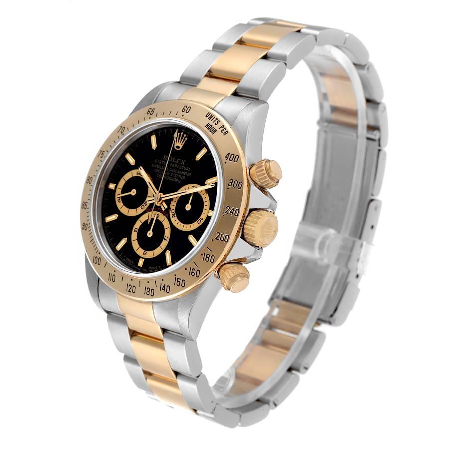 rolex daytona acciaio oro quadrante nero