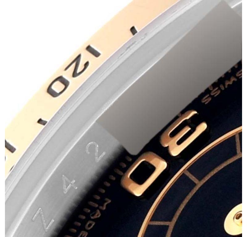 Rolex Daytona Steel Yellow Gold Black Diamond Dial Mens Watch 116523 2