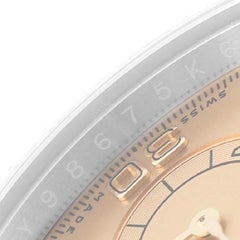 Rolex Daytona Steel Yellow Gold Diamond Dial Mens Watch 116503 Box Card