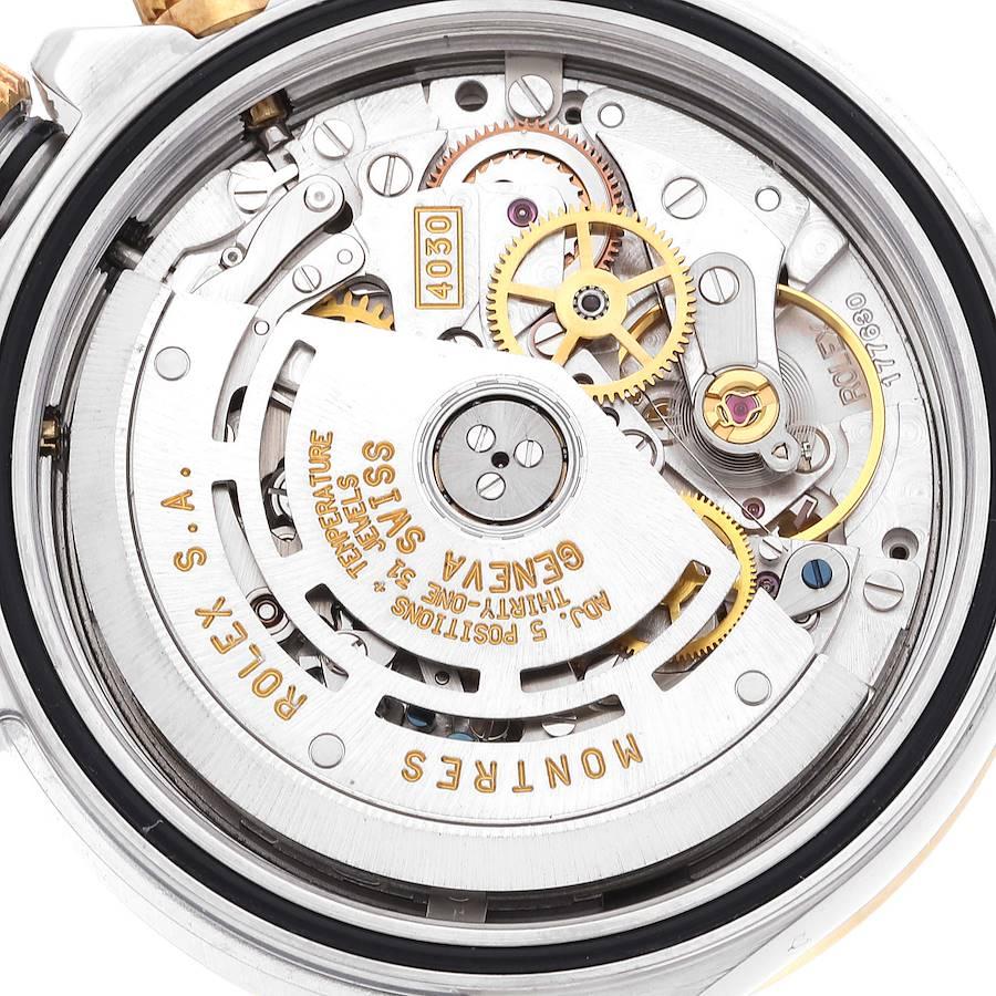 Rolex Daytona Steel Yellow Gold Diamond Dial Zenith Movement Mens Watch ...