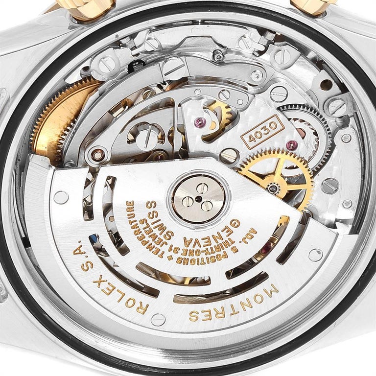 Rolex Daytona Steel Yellow Gold Inverted 6 Men's Watch 16523 Box Papers ...