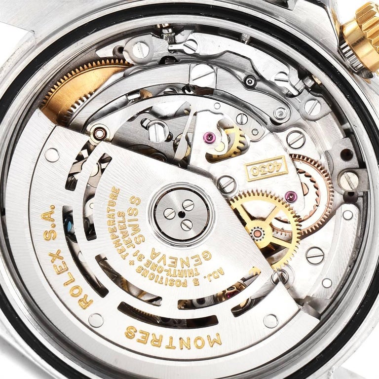 Rolex Daytona Steel Yellow Gold Inverted 6 White Dial Men S Watch 16523 For Sale At 1stdibs