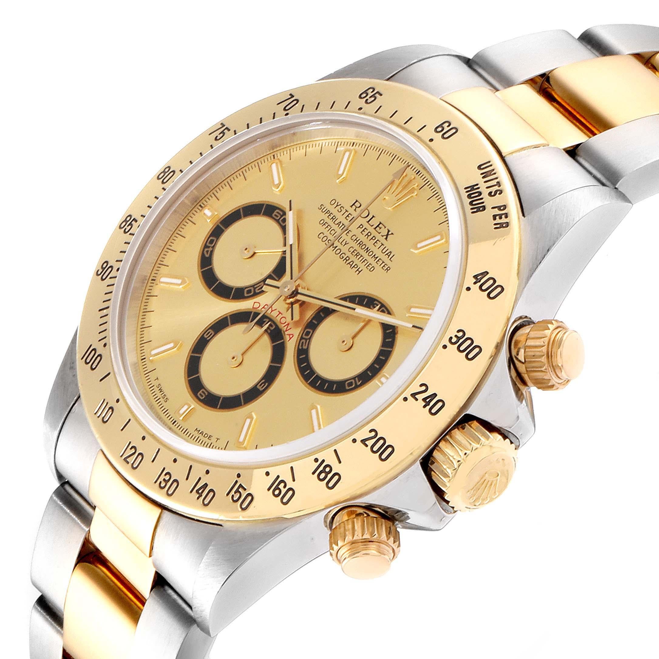 Rolex Daytona Steel Yellow Gold Men's Watch 16523 Box 2
