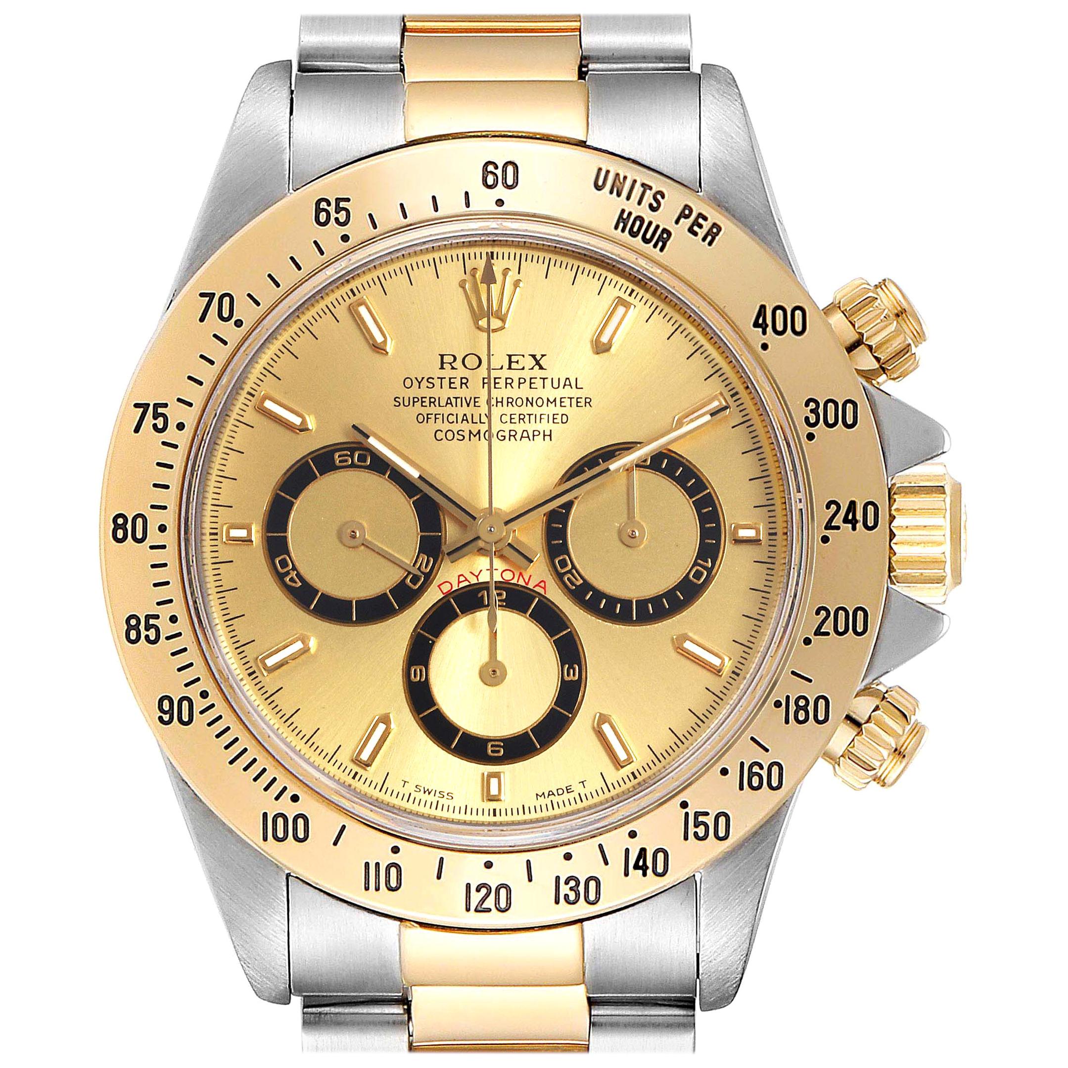Rolex Daytona Steel Yellow Gold Men's Watch 16523 Box