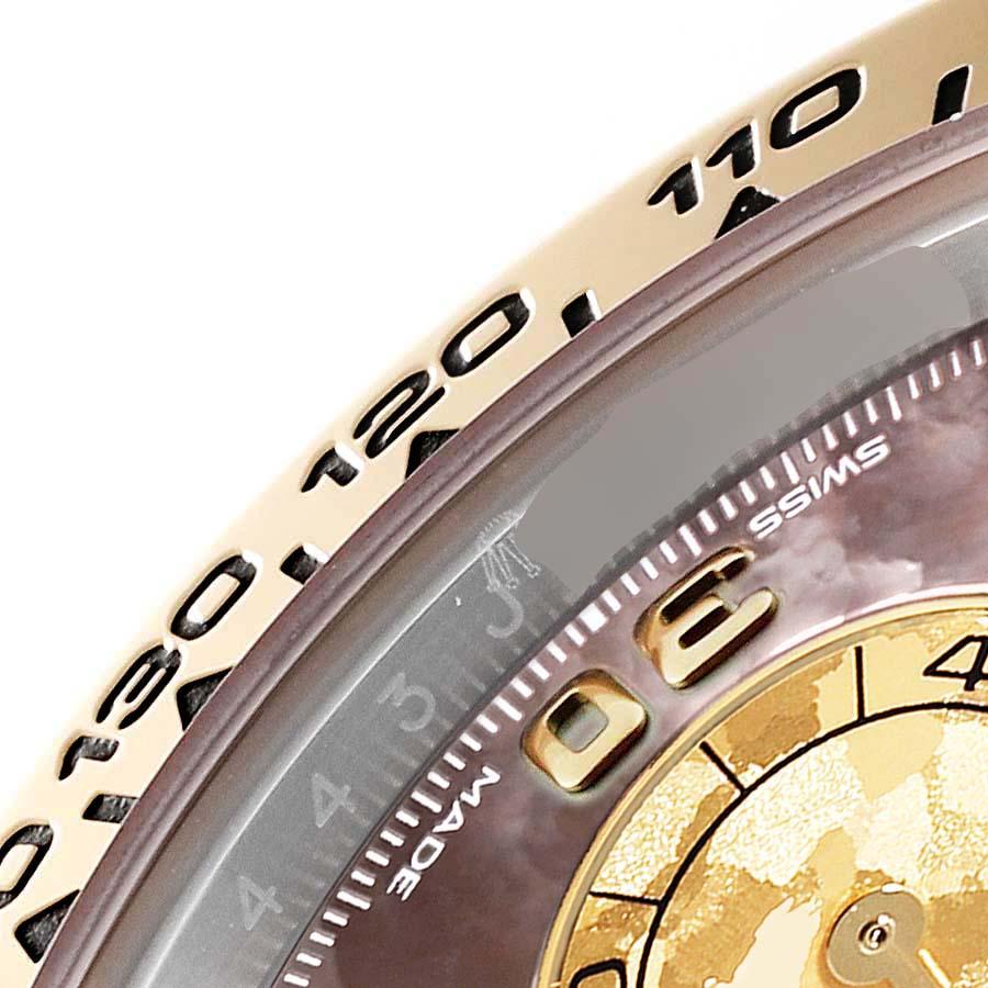 Rolex Daytona Stahl Gelbgold MOP Diamant Herrenuhr 116503 Box Card im Angebot 3
