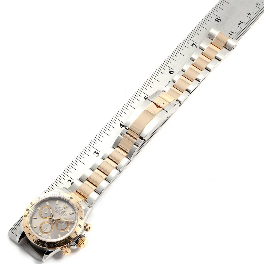 Rolex Daytona Steel Yellow Gold Slate Dial Chronograph Men's Watch 116523 7