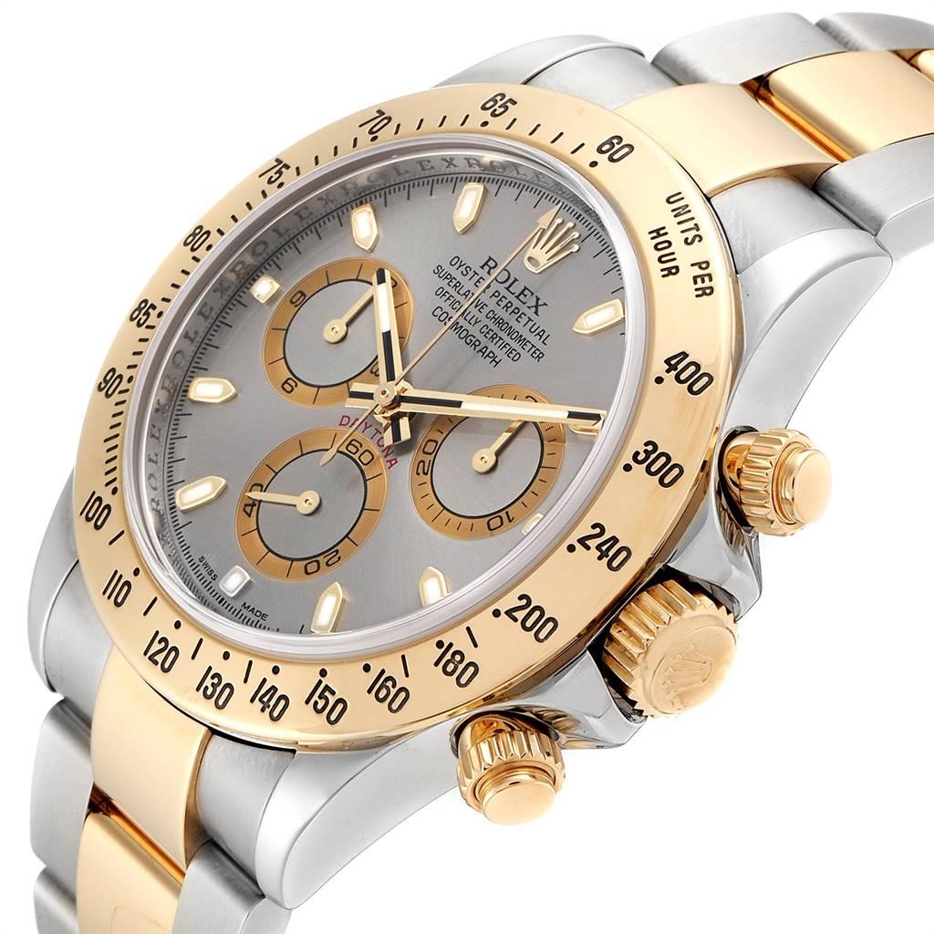 Rolex Daytona Steel Yellow Gold Slate Dial Chronograph Men's Watch 116523 2